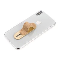 مسكة جوال - مسكة مومستيك جلد ذهبي منقط A-OS-03