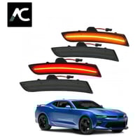 طقم 4 عواكس صدام كمارو (2016-2019) امامي وخلفي ليد...