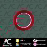 لصق وجهين شفاف عرض 10ملي