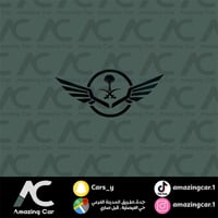 استكر خرفشة دائري سيفين ونخلة