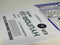 بكج استكرات سوناتا 2020-2024 وسط بصورة