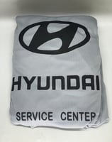 تلبيسة مقاعد هيونداي قطن فضي