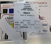 بكج استكرات يارس 2003-2012 وسط بصورة