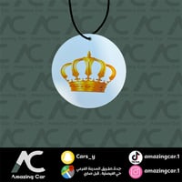 تعليقة التاج ذهبي ورق