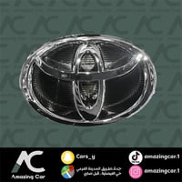 علامة شبك تويوتا يارس 2014 15سم مجوفة