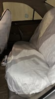 تلبيسة مقاعد قماش كامل السيارة تويوتا (ابيض)