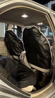 تلبيسة مقاعد قماش كامل السيارة تويوتا (اسود)