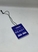 تعليقة مازدا مستطيل بلاستيك ازرق