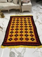 فرشة سدو وجهين اصفر واسود