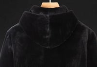 جاكيت هيرمز اسود مخملي