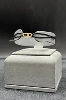 اسوارة قيطان مع مستطيل ذهب تصميم الماس عيار 18 وزن...