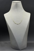 عقد كور ذهب صافي تصميم ايطالي عيار 18 وزن 0.6 جرام