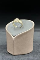 خاتم ذهب تصميم الماس عيار 18 وزن 2.3 جرام