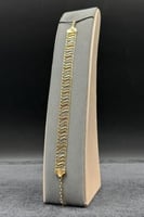 اسوارة ذهب صافي ايطالي عيار 18 وزن 7.8 جرام