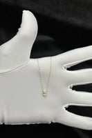 عقد ذهب تصميم الماس عيار 18 وزن 0.5 جرام