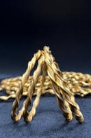 بناجر امواج ذهب صافي عيار 21 وزن من 5.9 الى 8.8 جر...