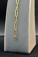 اسوارة جنزير ذهب صافي ايطالي عيار 18 وزن 2.4 جرام