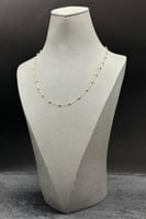 عقد كور ذهب صافي ايطالي ملون عيار 18 وزن من 1.6 ال...