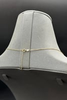 عقد كور مع قلب ذهب ايطالي عيار 18 وزن 1.4 جرام