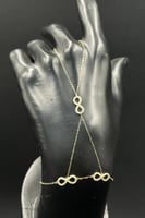 كف انفنتي ذهب تصميم الماس عيار 18 وزن من 1.1 الى 1...