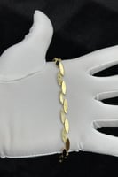 اسوارة ذهب صافي ايطالي عيار 18 وزن 9.6 جرام