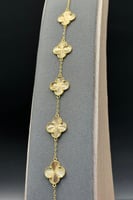 اسوارة خمس وردات ذهب صافي عيار 21 وزن 3.6 جرام