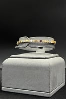 اسوارة خلية ذهب تصميم الماس عيار 18 وزن 5.6 جرام