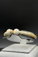 اسوارة ذهب تصميم هندي عيار 21 وزن 17.4 جرام