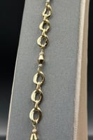 اسوارة دوائر ذهب صافي عيار 18 وزن 4.8 جرام