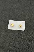 حلق طبي دائري ذهب صافي عيار 18 وزن 0.3 جرام