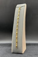 إسوارة جنزير ذهب صافي عيار 21 أصالة نوفا وزن 7.2–7...