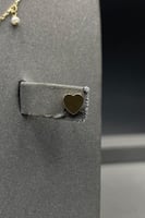 طقم اطفال قلب ذهب مع لؤلؤ عيار 18 وزن 4.4 جرام