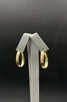 حلق ذهب صافي ايطالي عيار 18 وزن 1.6 جرام