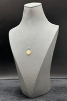 عقد دائري ذهب تصميم الماس عيار 18 وزن من 1.6 الى 1...