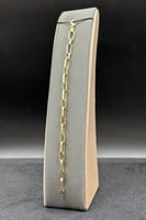 اسوارة جنزير ذهب صافي ملون ايطالي عيار 18 وزن 3.5...