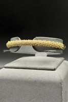 اسوارة ذهب تصميم الماس عيار 18 وزن 9.8 جرام