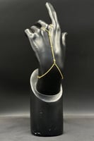 كف مجدول ذهب صافي عيار 21 وزن 2 جرام