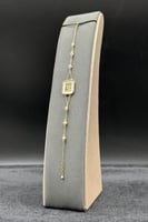 اسوارة اشناف ذهب مع لؤلؤ عيار 18 وزن 2.2 جرام