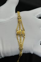 اسوارة ذهب تصميم هندي عيار 21 وزن 8.6 جرام