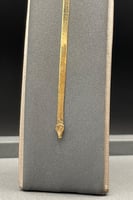 اسوارة فلات ذهب صافي عيار 18 وزن 3.4 جرام