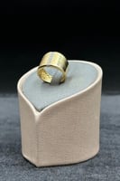 خاتم ذهب تصميم الماس عيار 18 وزن 3 جرام