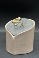 اسوارة مع خاتم ذهب تصميم الماس مع فص بنفسجي عيار 1...