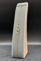 اسوارة دوائر ذهب صافي ايطالي عيار 18 وزن 1.4 جرام