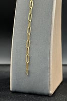 اسوارة جنزير ذهب صافي ايطالي عيار 18 وزن من 1.4 ال...