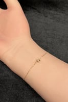 كف قلب ذهب صافي عيار 18 وزن 0.7 جرام