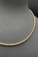 عقد كور ذهب صافي عيار 18 وزن 12.8 جرام