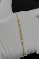 اسوارة مجدول ذهب صافي عيار 18 وزن من 1.1 الى 1.2 ج...