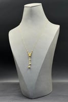 عقد كور ذهب صافي عيار 21 وزن من 1.1 الى 1.2 جرام