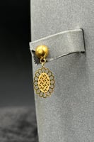 طقم ذهب صافي عيار 21 وزن 14.7 جرام