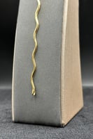 اسوارة الثعبان ذهب صافي عيار 18 وزن 4.2 جرام